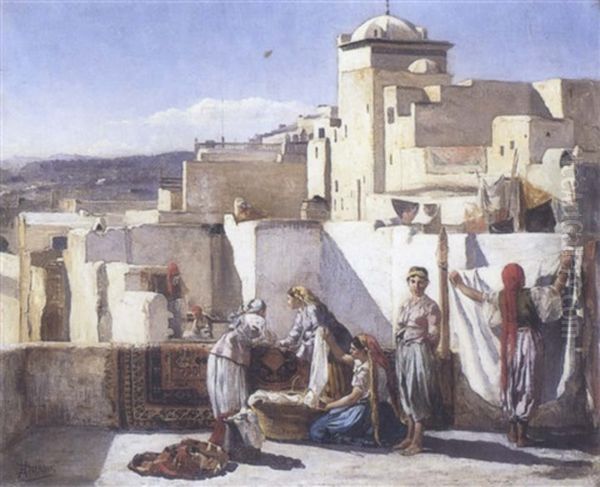 Sur Les Terrasses A Alger - view 1