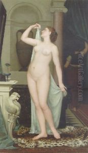 After The Bath by Henri Pierre Hippolyte Dubois