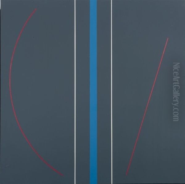 Lignes Bleue Et Blanches - view 1