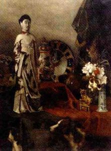 Still Life With An Arita Figure Of Bijin