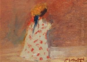 Petite Fille Du Sud-algerien Young Girl From Southern Algeria by Paul Emile Dubois