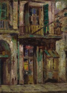 New Orleans Street Scene by Harry Armstrong Nolan