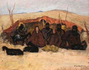 Campement Dans Le Hoggar