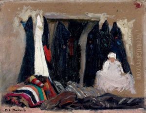 Marchand De Burnous A Marrakech by Paul Emile Dubois
