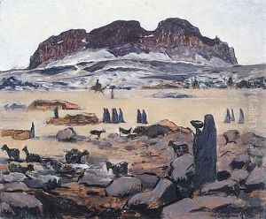 Au Campement A L'akarakar (hoggar)