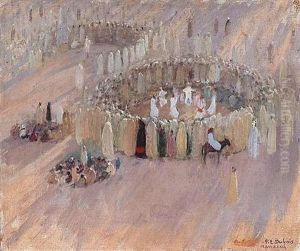 Danseurs Chleuh (marrakech) by Paul Emile Dubois