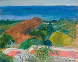 Jardin D'essai Vue De La Villa Abd-el-tif by Paul Emile Dubois
