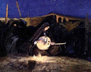 Veillee A L'imzad Au Hoggar