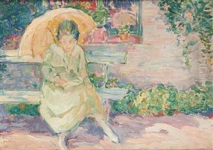 La Lecture Au Soleil by Roger Maximilien Dubois