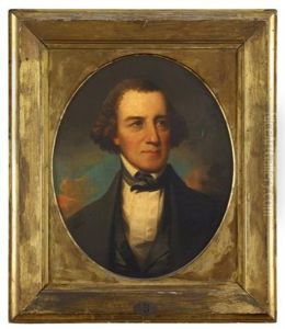 Portrait Of Dr. Robert Maskell Patterson Iv (1787-1854) by Samuel F. Dubois