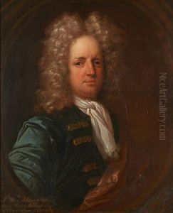 Portrait De Sir Henry Hashhurst-bart by Simon Dubois