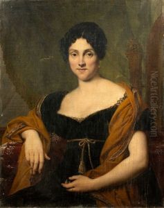 Portrait De Charles Billard; Portrait D"angelique Lefebure, Son Epouse (pair)