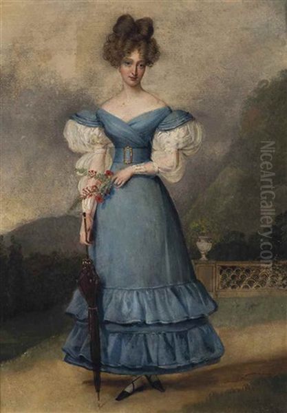 Portrait De Marie-caroline De Bourbon-sicile (1798-1870), Duchesse De Berry - view 1