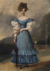 Portrait De Marie-caroline De Bourbon-sicile (1798-1870), Duchesse De Berry
