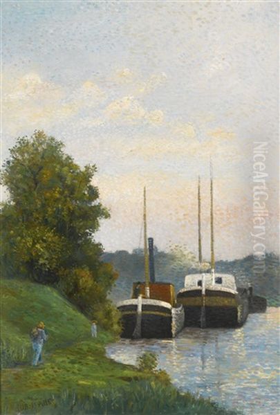 Chalands Sur La Seine - view 1