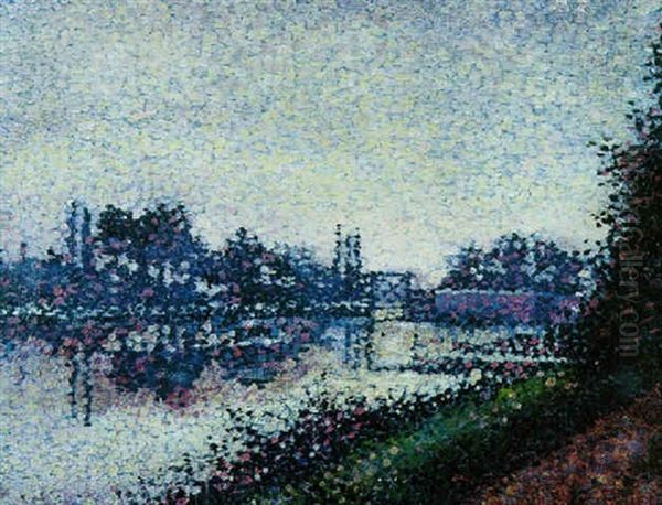 Paysage A L'ecluse, Soleil Levant - view 1