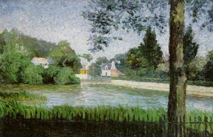 Bord De Riviere by Albert Dubois-Pillet