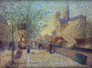 Les Bouquinistes Pres De Notre-dame