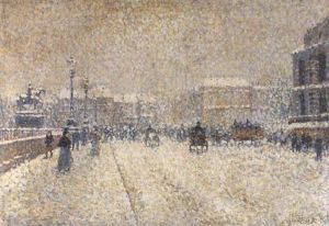 Le Pont-neuf Sous La Neige
