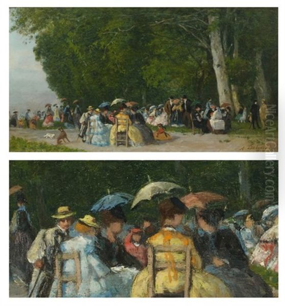 Les Elegantes Vers Trouville - view 1