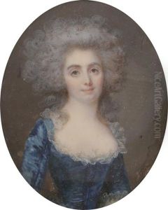 Jeune Femme A La Coiffure Bouffante