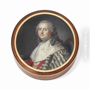 Etienne Francois D'aligre, Comte De Marans And Marquis D'aligre (1727-1798), Seated On A Green-upholstered Chair (after Louis Michel Van Loo (1707-1771))