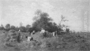Le Fenaison by Louis Alexandre Dubourg