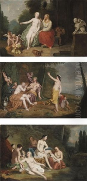 Vertumnus And Pomona (set Of 3) - view 1