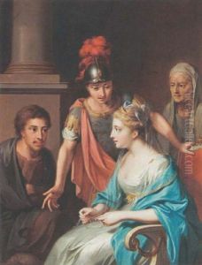 A Mythological Scene by Louis Fabritius Dubourg