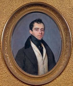 Portrait D'homme by Savinien Edme Dubourjal