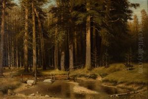 Ship Grove [a Copy Of I. Shishkin Painting] by Nikolai Nikanorovich Dubovskoy