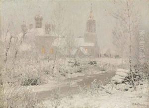 Winter Evening by Nikolai Nikanorovich Dubovskoy