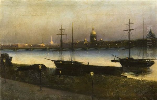 St. Petersburg By Night - view 1