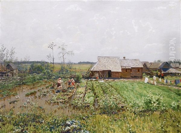 After The Rain by Nikolai Nikanorovich Dubovskoy