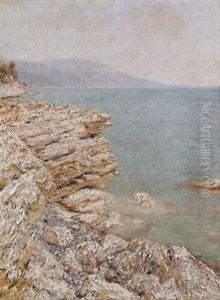 Cliffs by Nikolai Nikanorovich Dubovskoy
