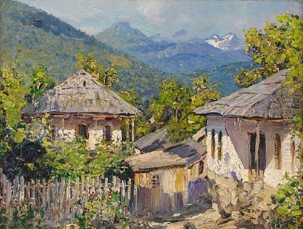 Village Scene In The Mountains - view 1