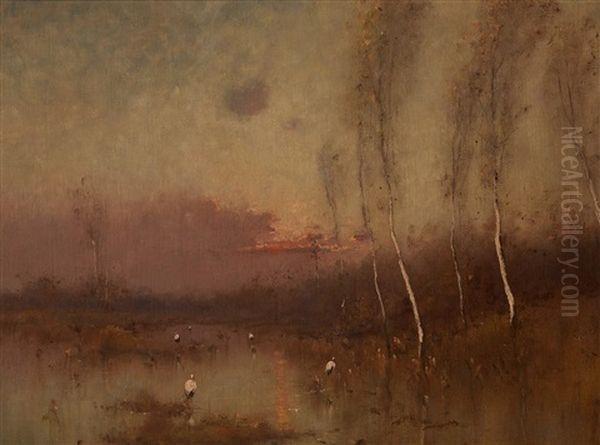 Sunset At The Marsh - view 1