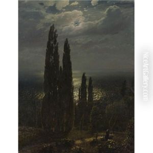 Night On The Southern Shore by Nikolai Nikanorovich Dubovskoy