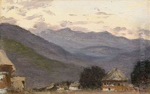 Mountain Settlement by Nikolai Nikanorovich Dubovskoy