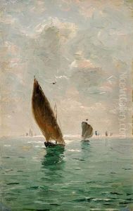 Sailing Boats by Nikolai Nikanorovich Dubovskoy