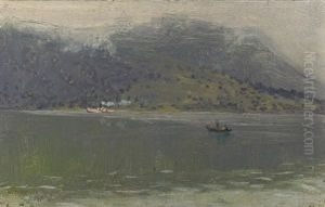 Lake Como, Italy by Nikolai Nikanorovich Dubovskoy