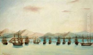 La Baie De Navarin by Cheri Francois Marguerite Dubreuil