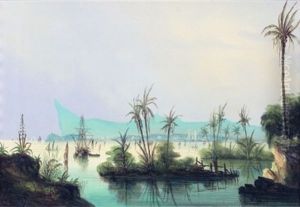 Vue De La Cote De Vera Cruz by Cheri Francois Marguerite Dubreuil