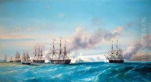 The French Naval Bombardment Of Mogador, Morocco, 15th August 1844 The French Naval Bombardment Of Mogador, Morocco, 15th August 1844