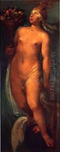 Allegorie De La Fortune by Toussaint Dubreuil