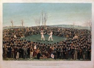 The International Contest Between Heenan & Sayers by Victor Dubreuil