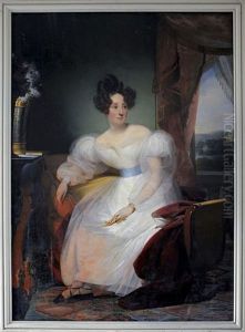 Portrait D'etiennette D'aligre, Marquise De Pomereu (morte En 1866)