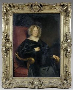 Portrait De La Marquise Douairiere De Croix, Nee Eugenie De Vasse, Epouse De Charles-lidwine, Marquis De Croix
