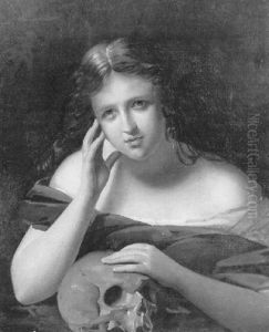 Marie-madeleine Repentante by Claude-Marie Dubufe