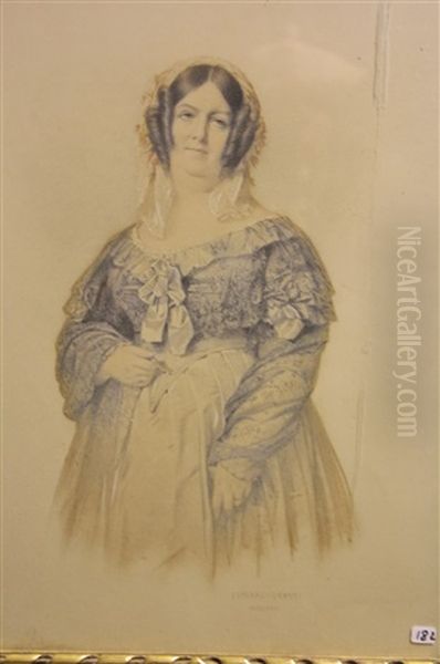 Portrait D'adelaide De Narbonne-nara, Comtesse De Rambuteau - view 1